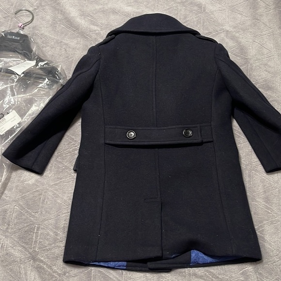 Isaac mizrahi boy’s single breasted wool overcoat - Picture 5 of 6